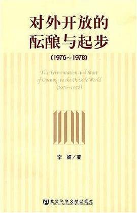 對外開放的醞釀與起步 對外開放的醞釀與起步