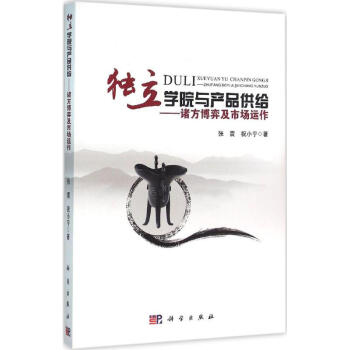 獨立學院與產品供給 獨立學院與產品供給