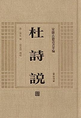 杜詩(shī)說 杜詩(shī)說