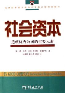 社會資本造就優秀公司的重要元素 社會資本造就優秀公司的重要元素
