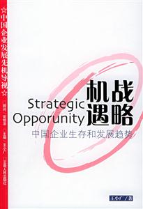 戰略機遇:中國企業生存和發展趨勢中國企業發展先機導視 戰略機遇:中國企業生存和發展趨勢中國企業發展先機導視