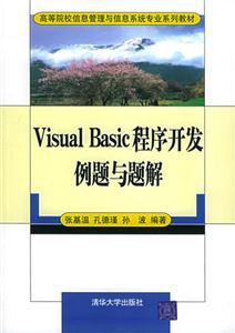 VisualBasic程序開發例題與題解 VisualBasic程序開發例題與題解