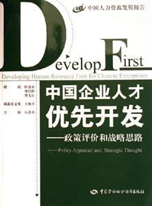 中國企業(yè)人才優(yōu)先開發(fā)政策評價和戰(zhàn)略思路 中國企業(yè)人才優(yōu)先開發(fā)政策評價和戰(zhàn)略思路