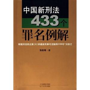 中國新刑法433個罪名例解 中國新刑法433個罪名例解