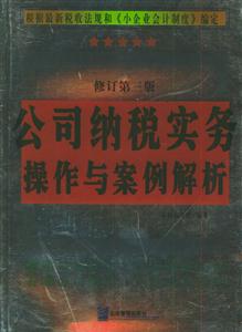 公司納稅實務操作與案例解析修訂第三版