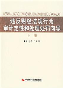 違反財經法規行為審計定性和處理處罰向導 違反財經法規行為審計定性和處理處罰向導